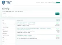 Miniatura: Skrypt Bazy Rejestru Firm z KRS / dane finansowe / API / RWD - 3
